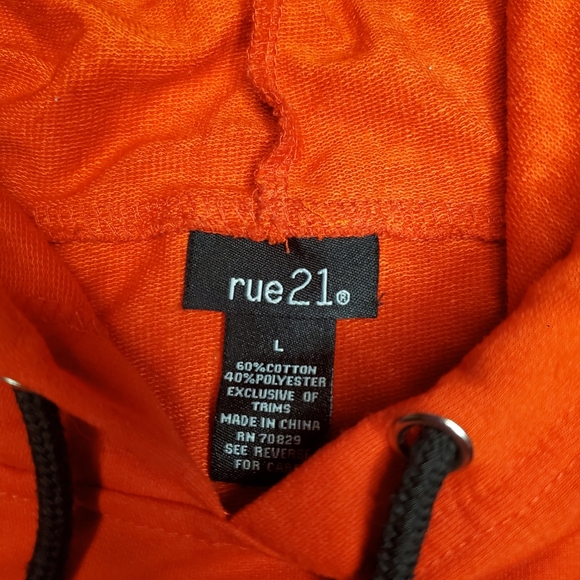 Rue21 Girls Sleeveless Red Hoodie Top Sz L - Picture 7 of 7